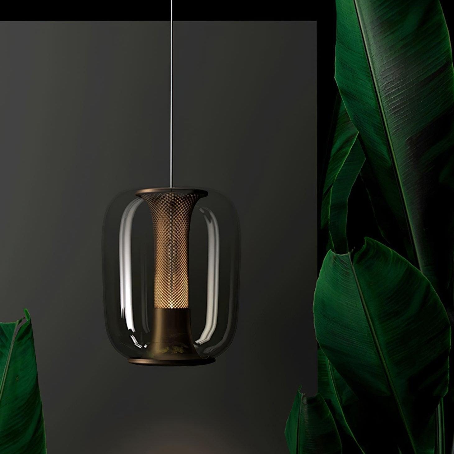 Aurea Glass Pendant Lights For Living Rooms With Soft Warm Glow