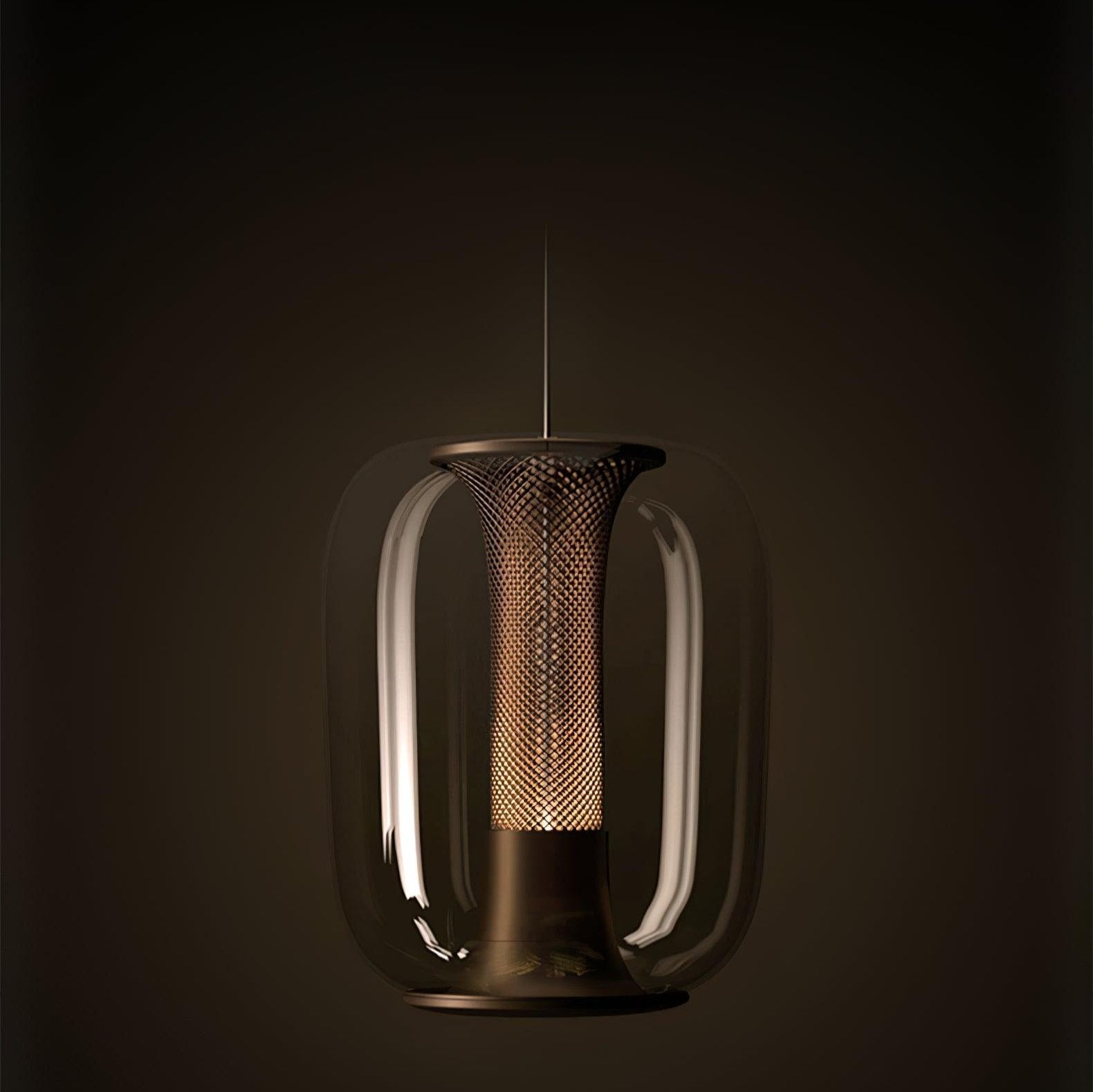 Aurea Glass Pendant Lights For Living Rooms With Soft Warm Glow