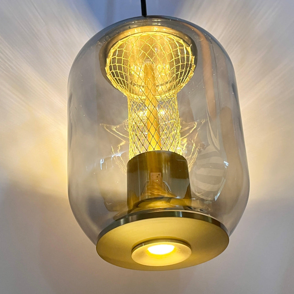 Aurea Glass Pendant Lights For Living Rooms With Soft Warm Glow
