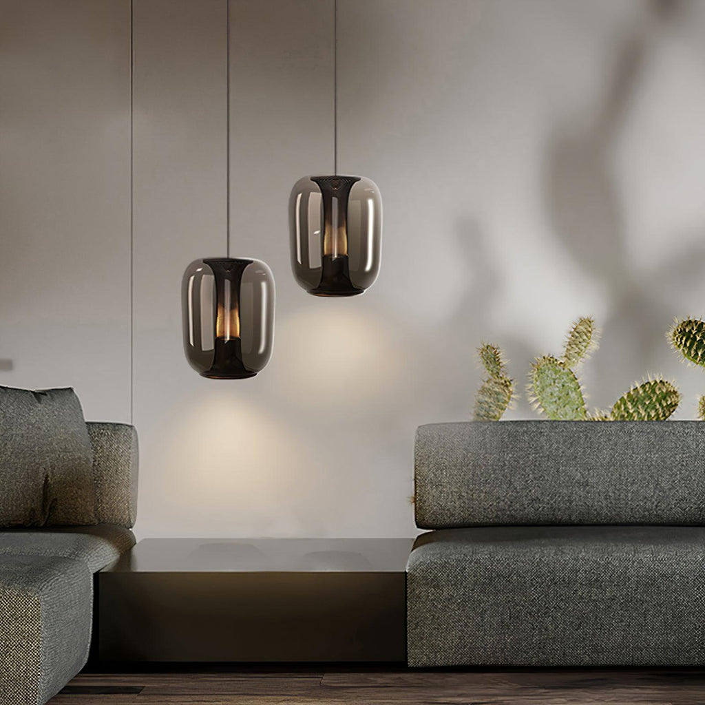 Aurea Glass Pendant Lights For Living Rooms With Soft Warm Glow