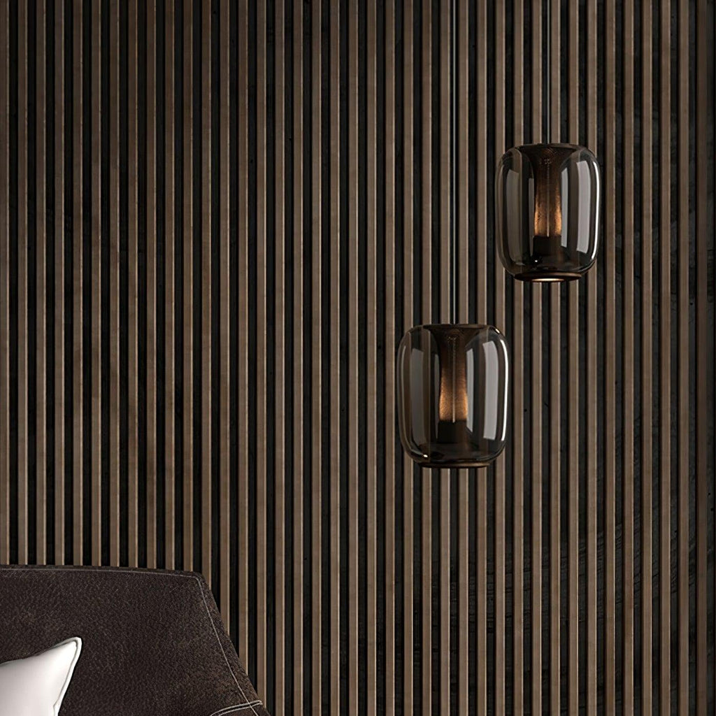 Aurea Glass Pendant Lights For Living Rooms With Soft Warm Glow
