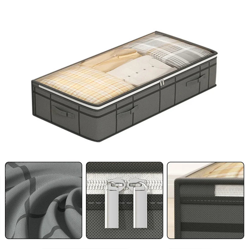 SpaceNest Large Capacity Underbed Storage Bag — Foldable Design