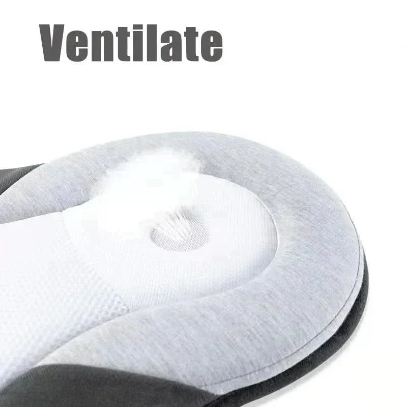 NurtureNest Ergonomic Baby Pillow — Curved Profile Positioning Cushion