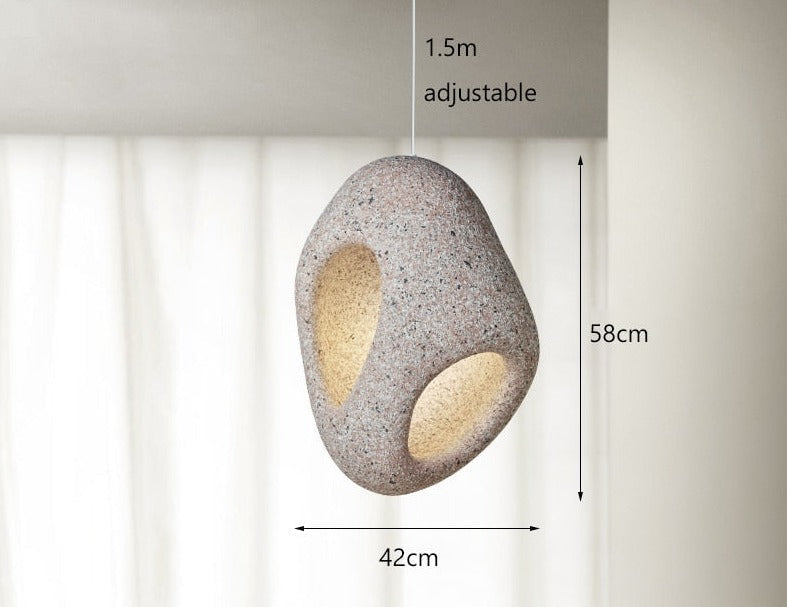 Sorelle | Handcrafted Wabi Sabi LED Pendant Ceiling Fixture