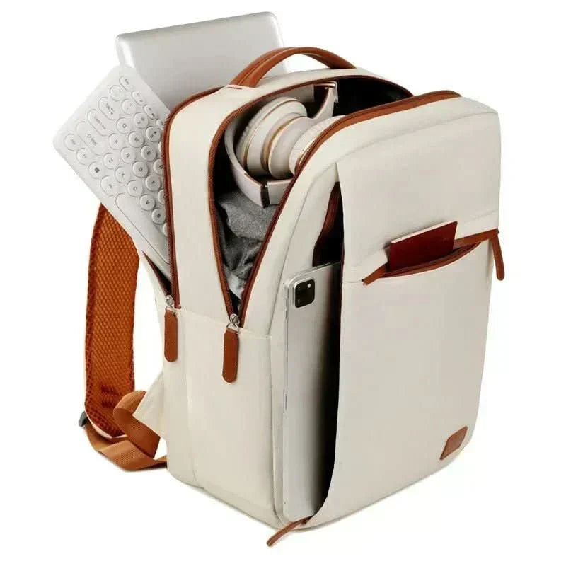 Lumen Daypack — Padded Laptop Compartment, External USB Port, Quick-Access Front Pocket