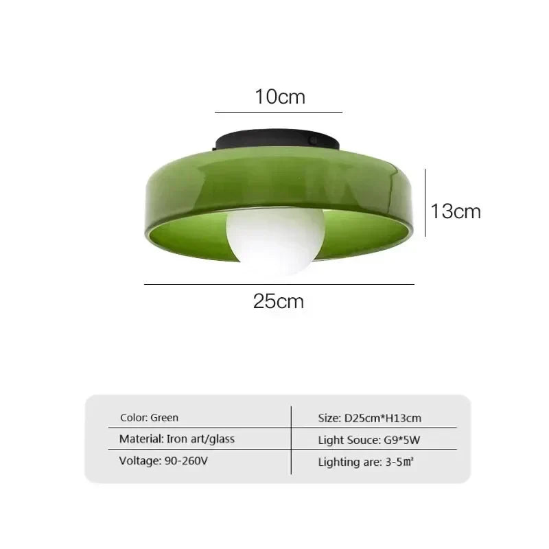 Liora Nordic Glass Wall Lamps Colorful Accent Lighting