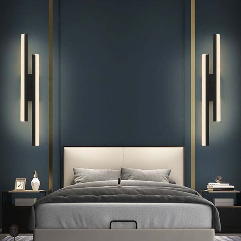 Stripe Pattern LED Wall Lamp for Hallways and Living Areas