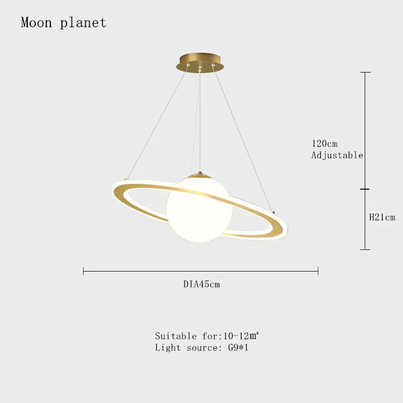 CosmoLite Orbit Pendant Lamp With Dimmable LED For Any Mood