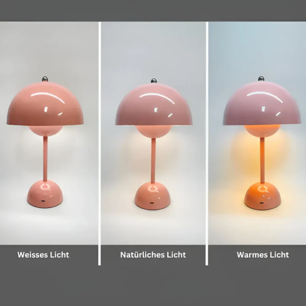 NordicBeam Cordless Scandinavian Table Lamp — Warm Ambient Light