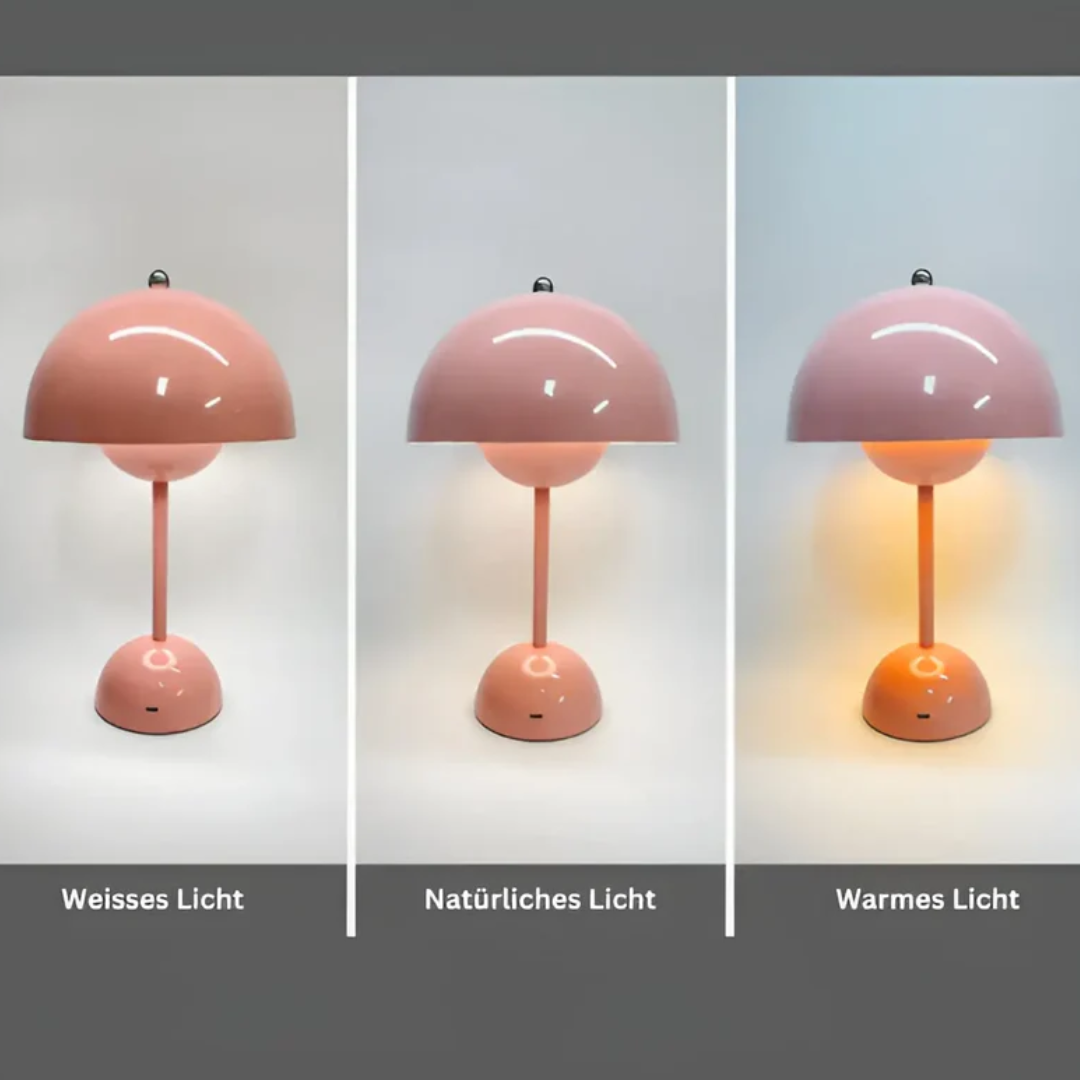 NordicBeam Cordless Scandinavian Table Lamp — Warm Ambient Light
