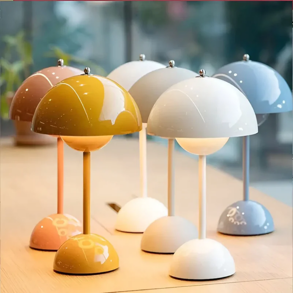 NordicBeam Cordless Scandinavian Table Lamp — Warm Ambient Light