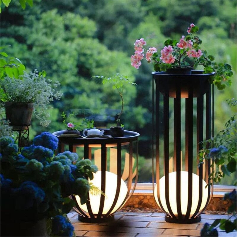 SylvaGlow | Waterproof Solar Flower Pot Lamp for Outdoors