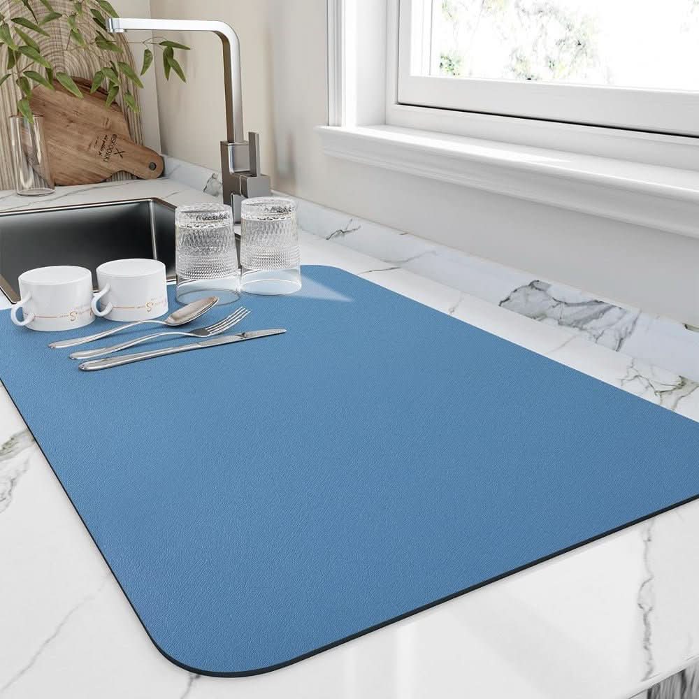 AeroDry Diatomeenerde-Geschirrmatte – Hochabsorbierende, schnell trocknende Oberfläche