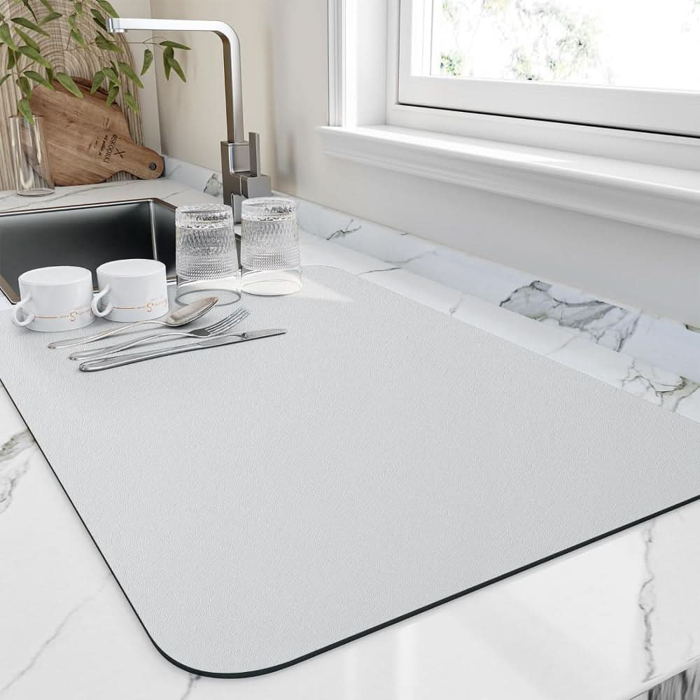 AeroDry Diatomeenerde-Geschirrmatte – Hochabsorbierende, schnell trocknende Oberfläche