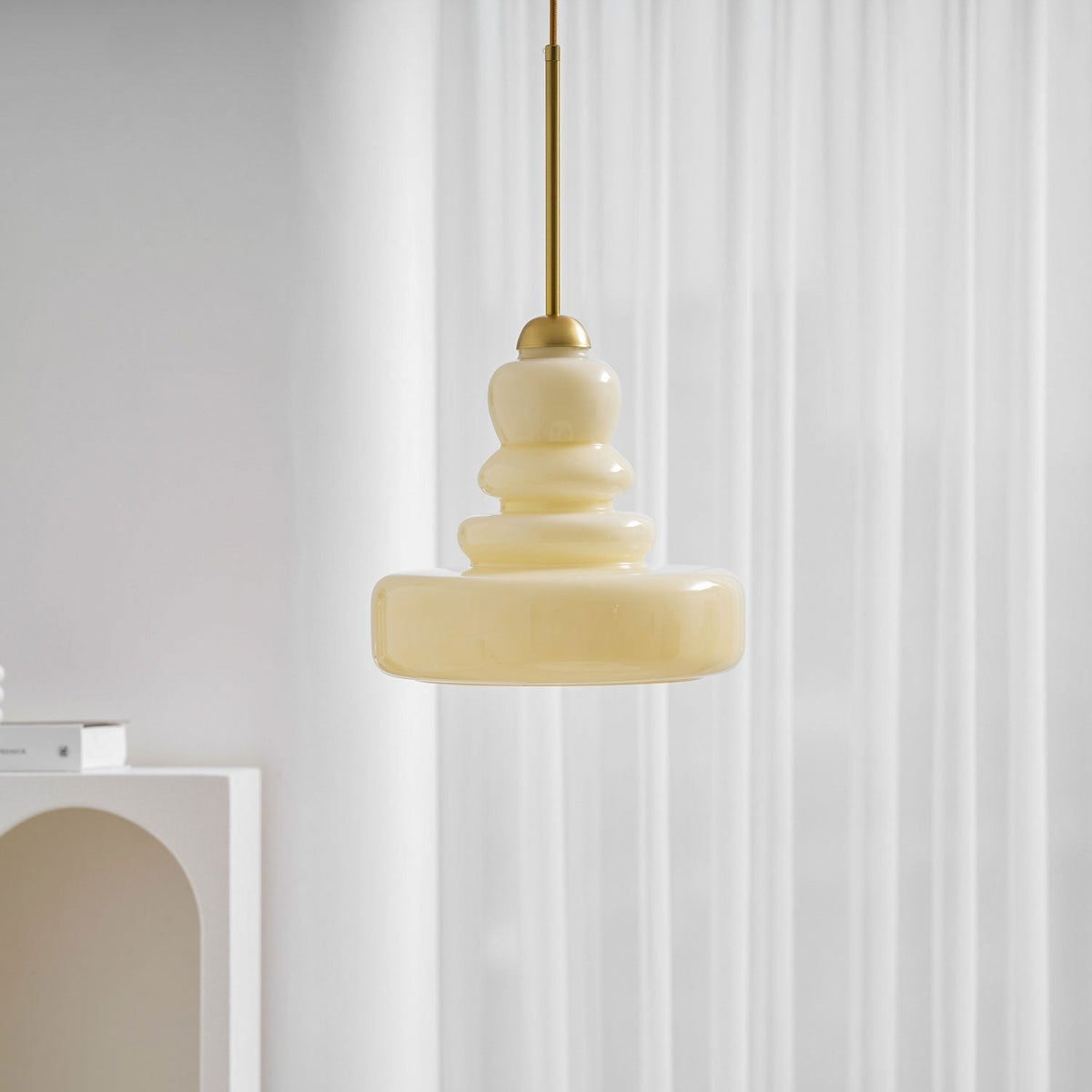 Vintage Schoolhouse Style Glass Pendant Light | Ventumra
