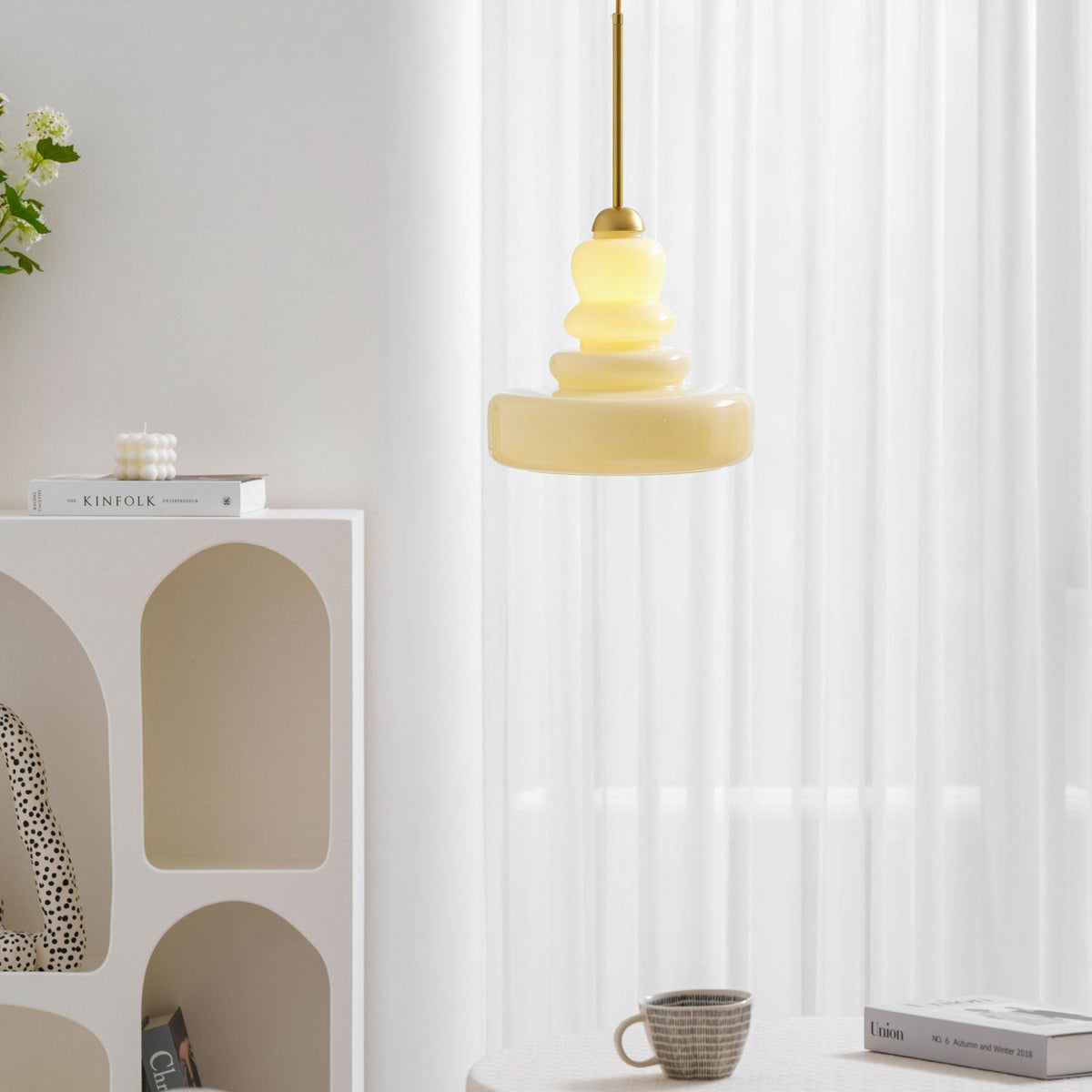 Vintage Schoolhouse Style Glass Pendant Light | Ventumra