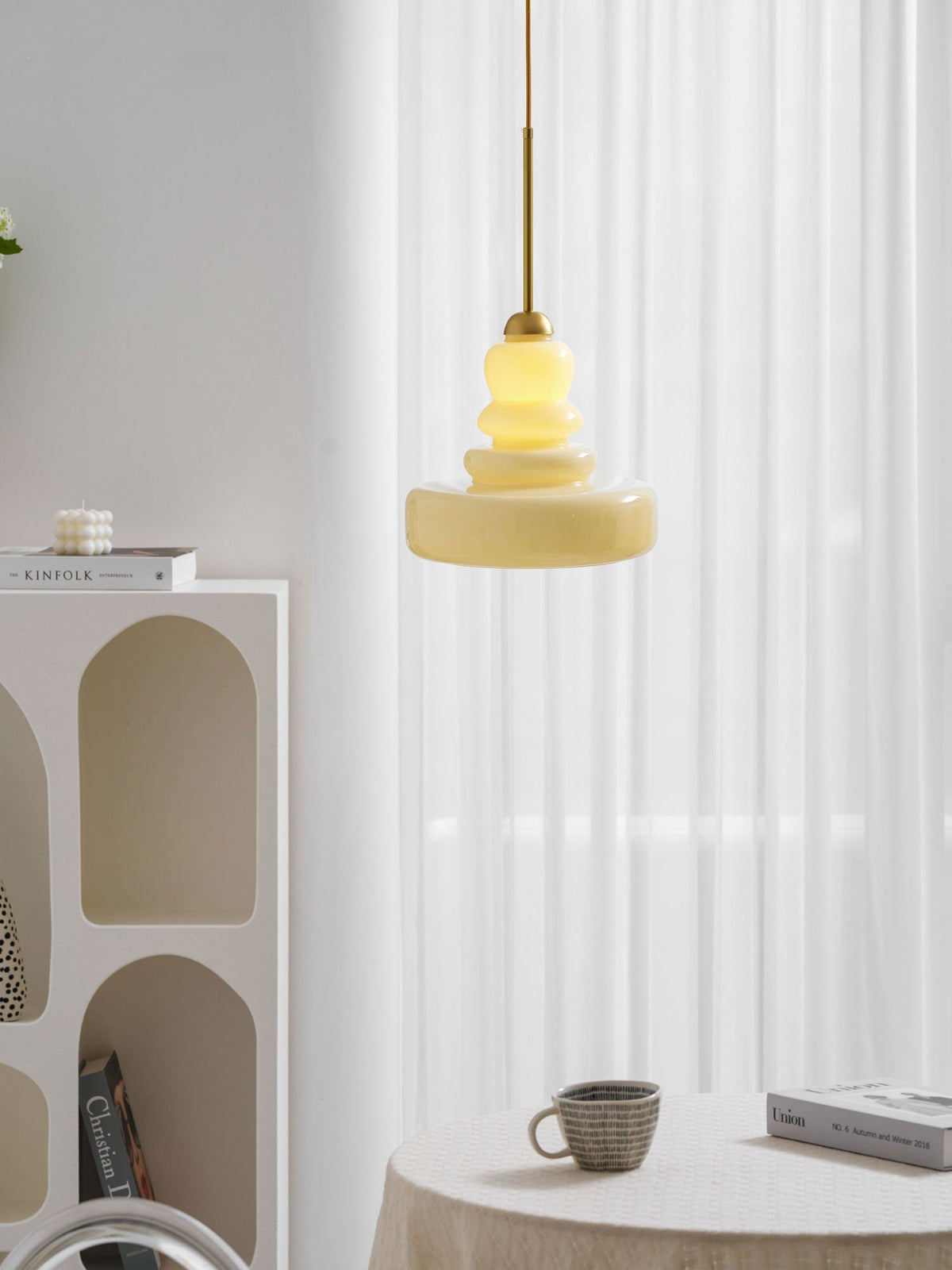 Vintage Schoolhouse Style Glass Pendant Light | Ventumra