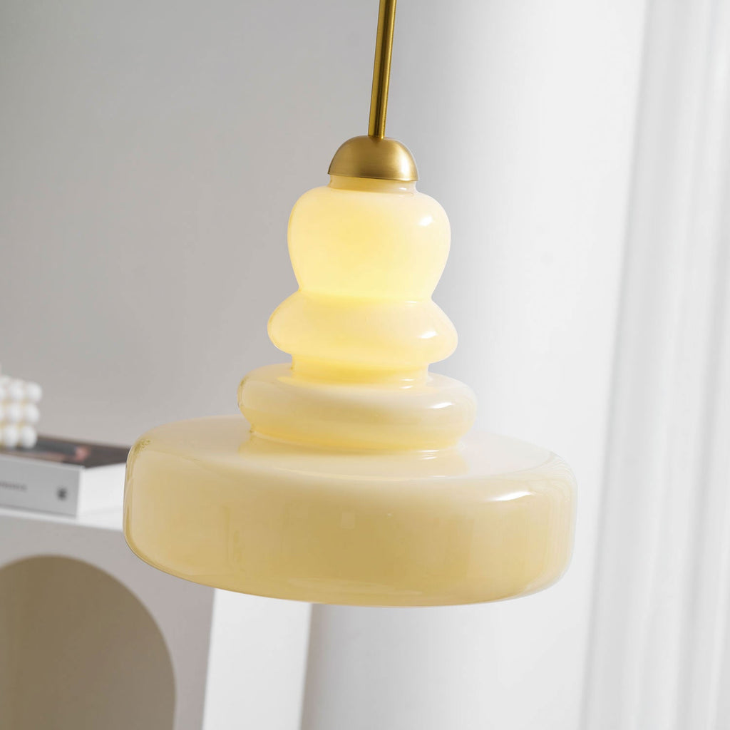 Vintage Schoolhouse Style Glass Pendant Light | Ventumra
