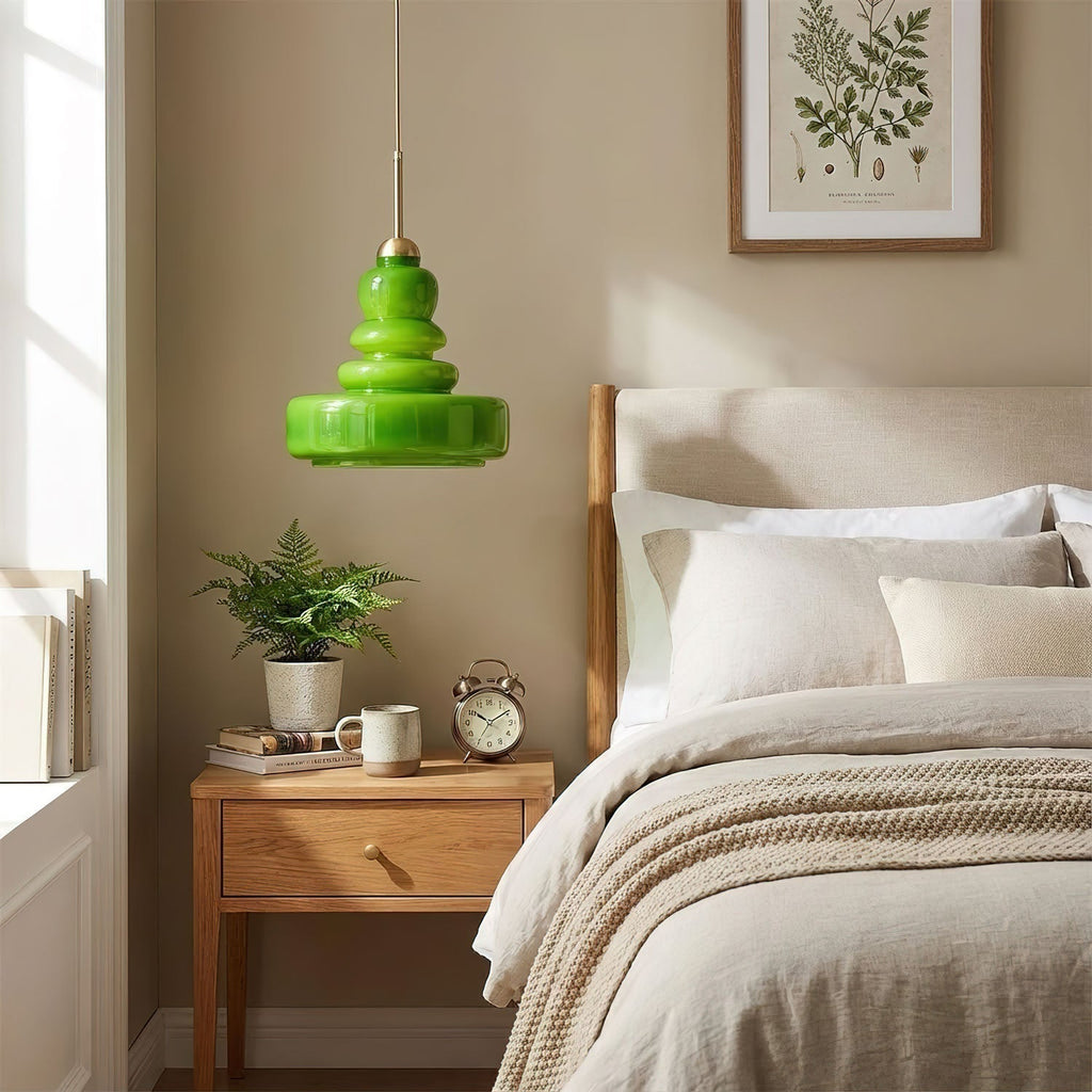 Vintage Schoolhouse Style Glass Pendant Light | Ventumra