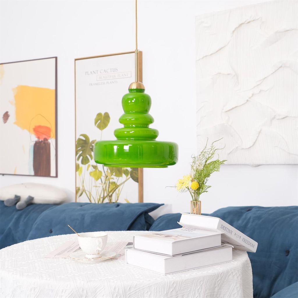 Vintage Schoolhouse Style Glass Pendant Light | Ventumra