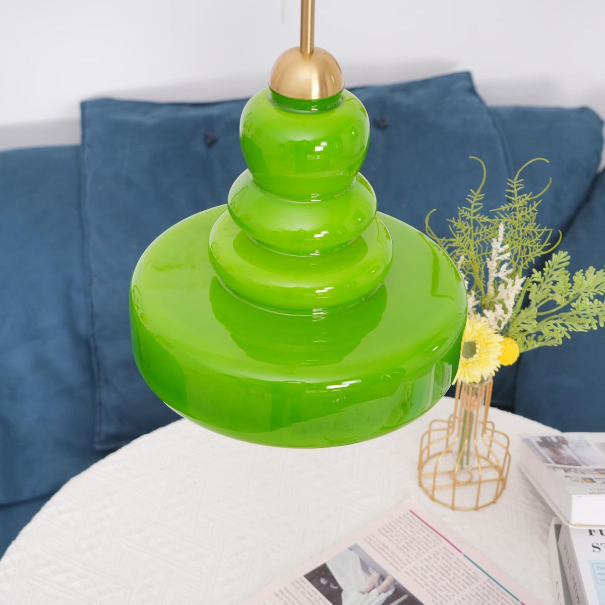 Vintage Schoolhouse Style Glass Pendant Light | Ventumra