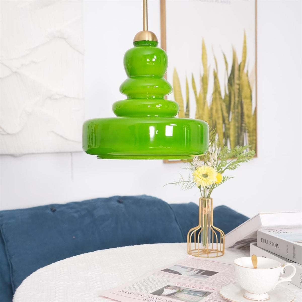 Vintage Schoolhouse Style Glass Pendant Light | Ventumra