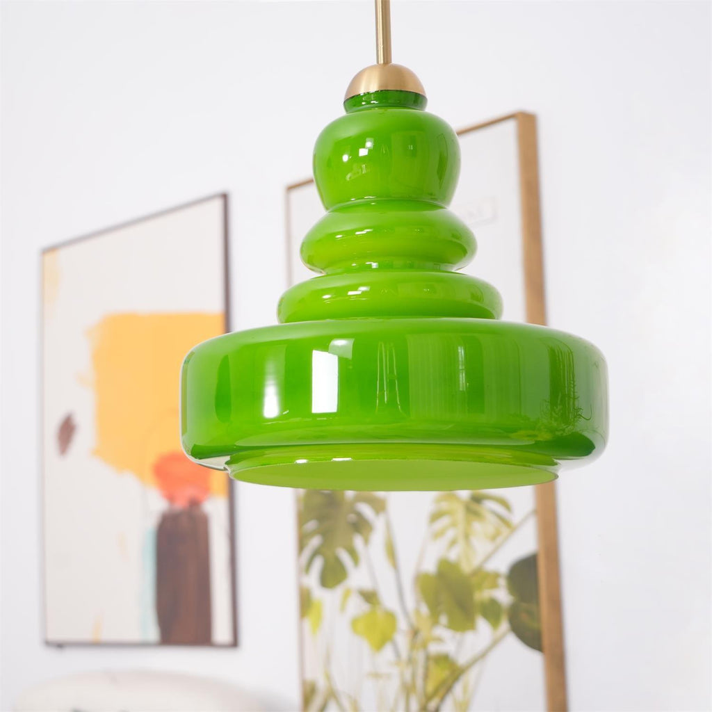 Vintage Schoolhouse Style Glass Pendant Light | Ventumra