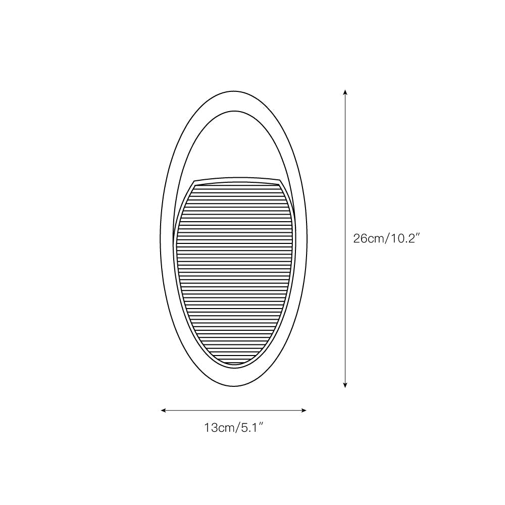 Nautilus Ribbed Wall Sconce | Ventumra