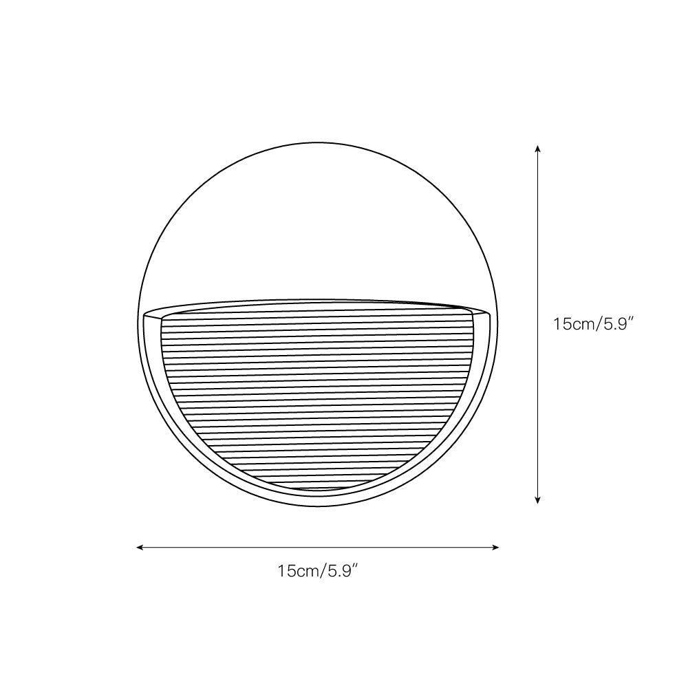 Nautilus Ribbed Wall Sconce | Ventumra
