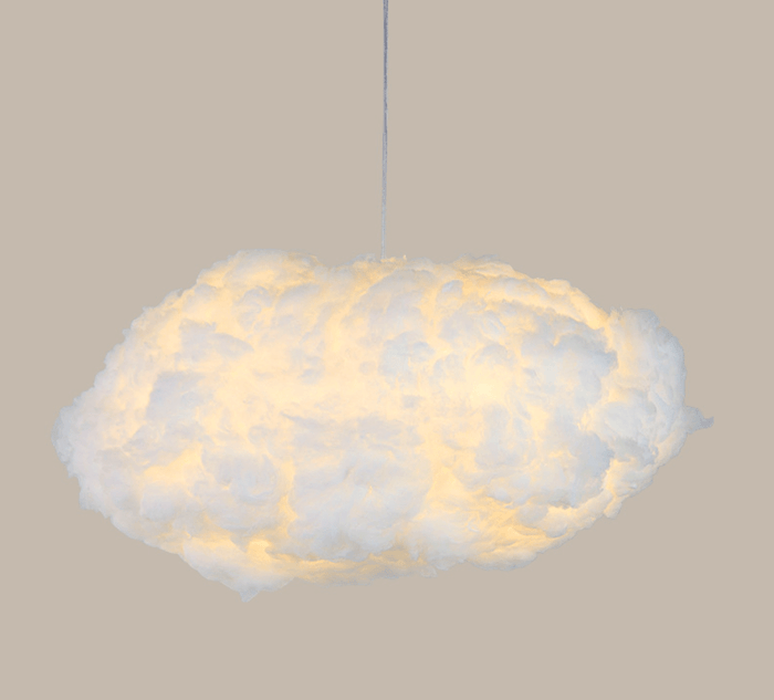 LumaCloud Cotton Cloud Pendant Light With Soft Warm Glow