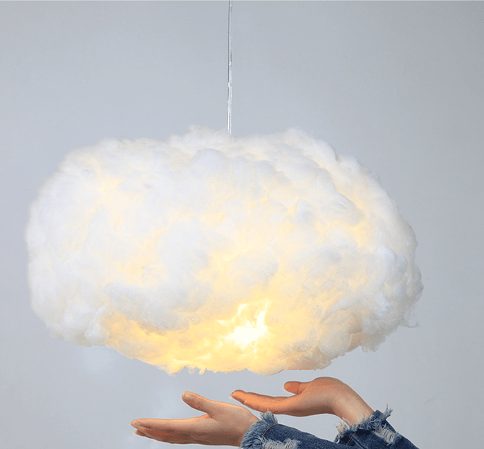 LumaCloud Cotton Cloud Pendant Light With Soft Warm Glow