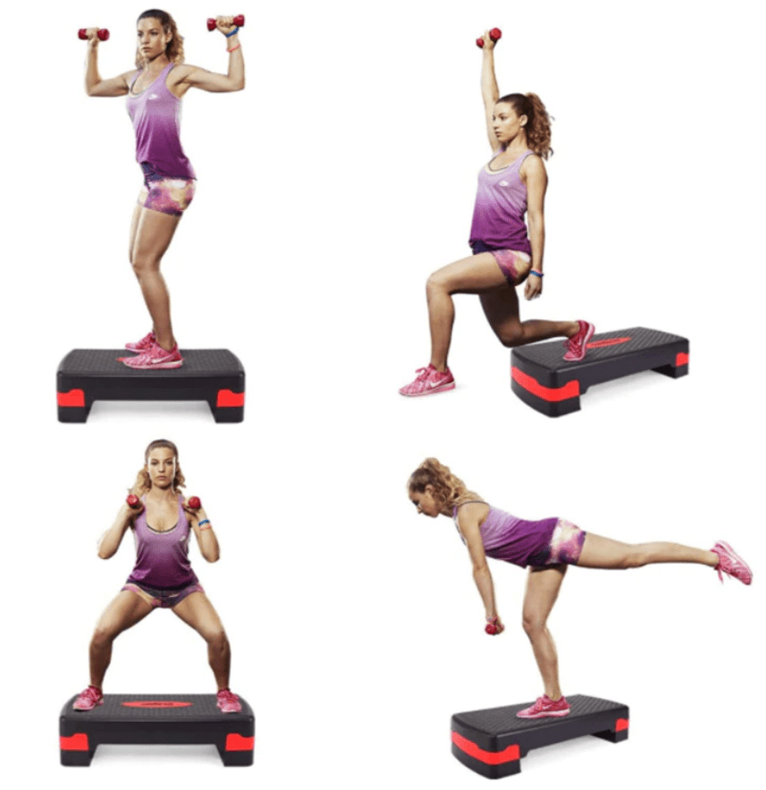 Stepper ajustável FlexStep Pro — Plataforma com altura de degrau variável