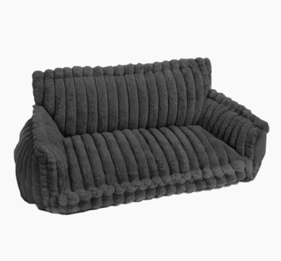 Cozy Dream orthopädisches Hundekissen – integrierte Nackenstütze, flauschige Komfortoberfläche