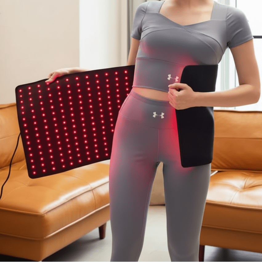 TranquilGlow Red Light Therapy Heating Pad — Radiant Heat and Infrared Rays