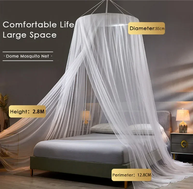NightShield Foldable Insect Net — Pop-Up Spring Frame