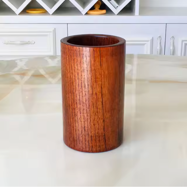 NaturPur Wooden Cooking Utensil Set — Storage Basket Included