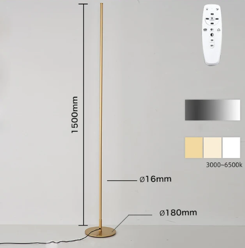 Luminelle | Modern Standing Floor Lamp For Soft Ambient Glow In Living Rooms And Bedrooms