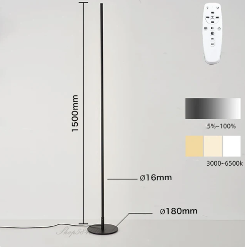 Luminelle | Modern Standing Floor Lamp For Soft Ambient Glow In Living Rooms And Bedrooms
