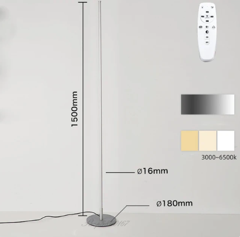 Luminelle | Modern Standing Floor Lamp For Soft Ambient Glow In Living Rooms And Bedrooms