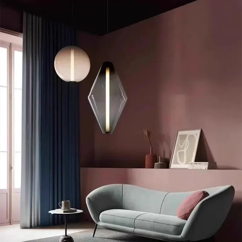 Lumiya | Scandinavian Glass Pendant For Bedroom And Dining