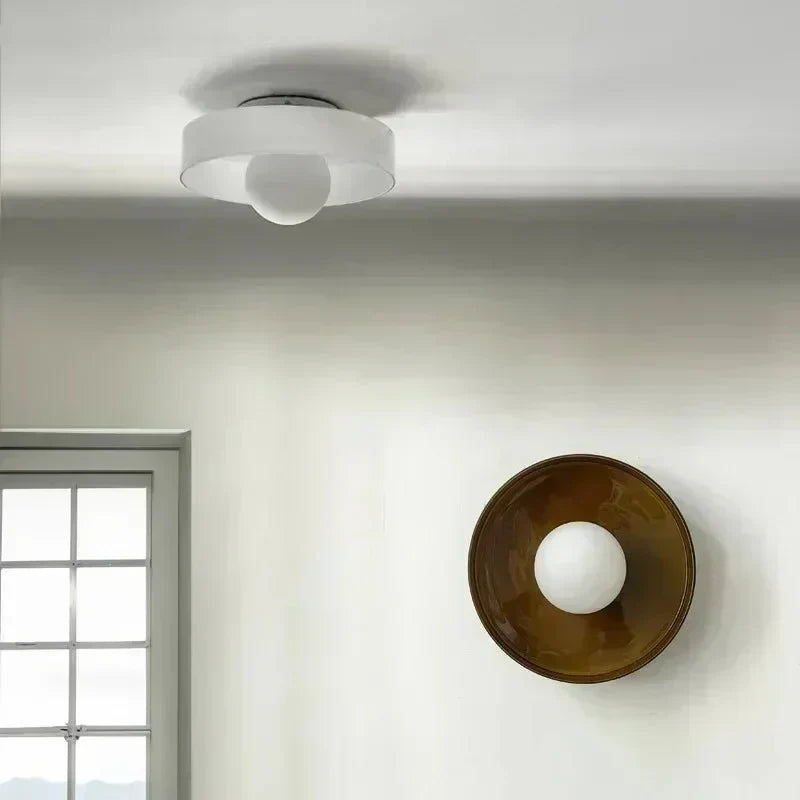 Suspension de plafond nordique NovaGlass — abat-jour en verre transparent, design minimaliste épuré