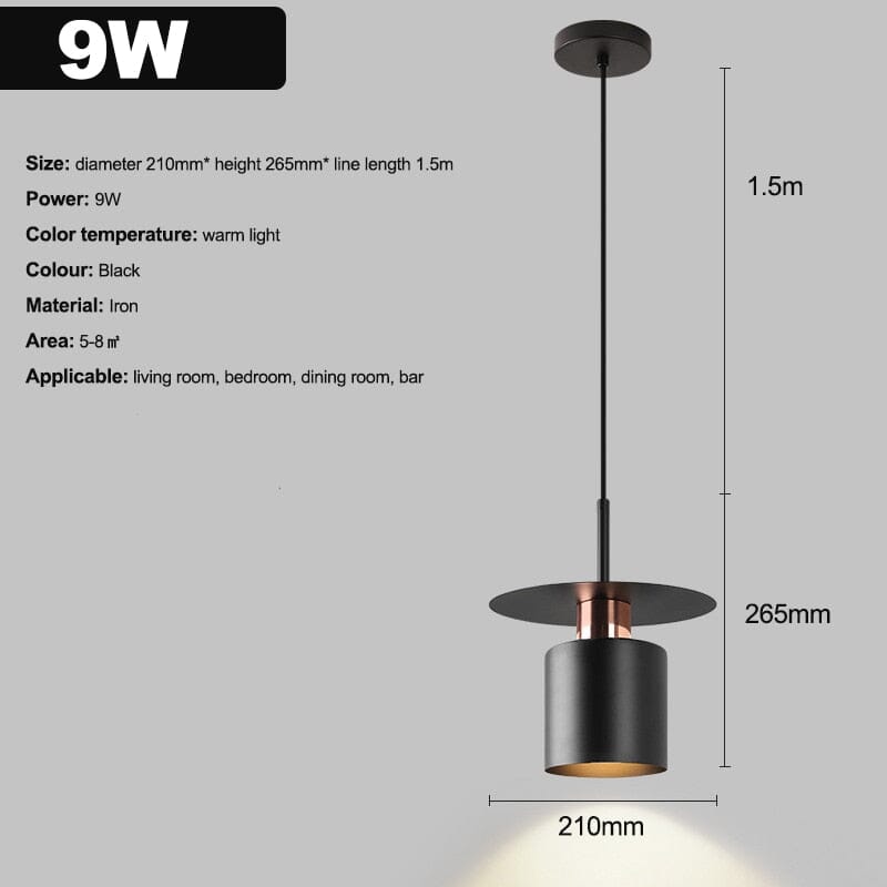 AureaLume Nordic-Style LED Pendant Light For Living Spaces
