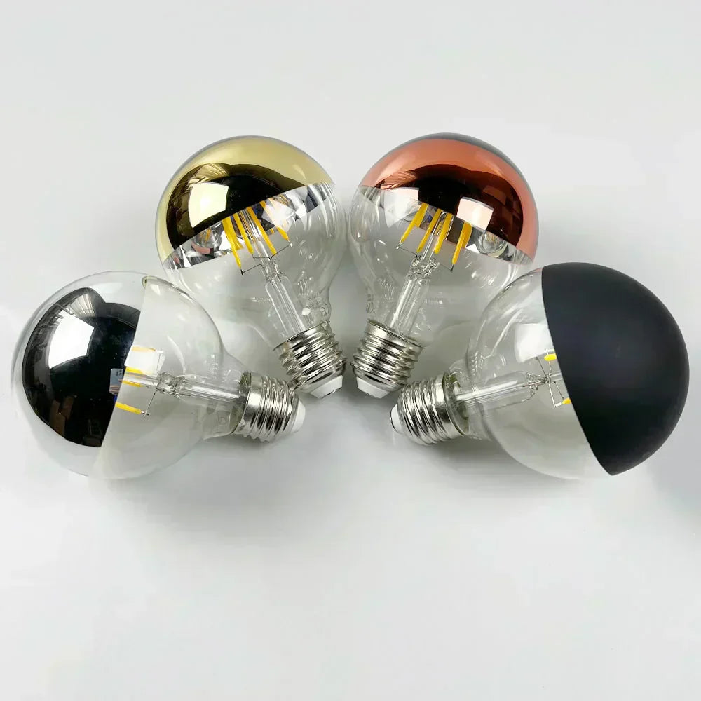 AmberGlow Retro Lamp With Wooden Base Dimmable 2700K LED