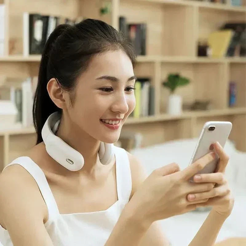 AstraEase Electric Neck Massager — Portable Heat Therapy Device