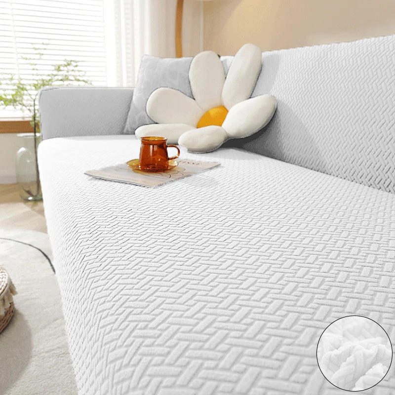 CalmFit Stretch Sofa Cover — Fully Elastic, Secure Grip Fit