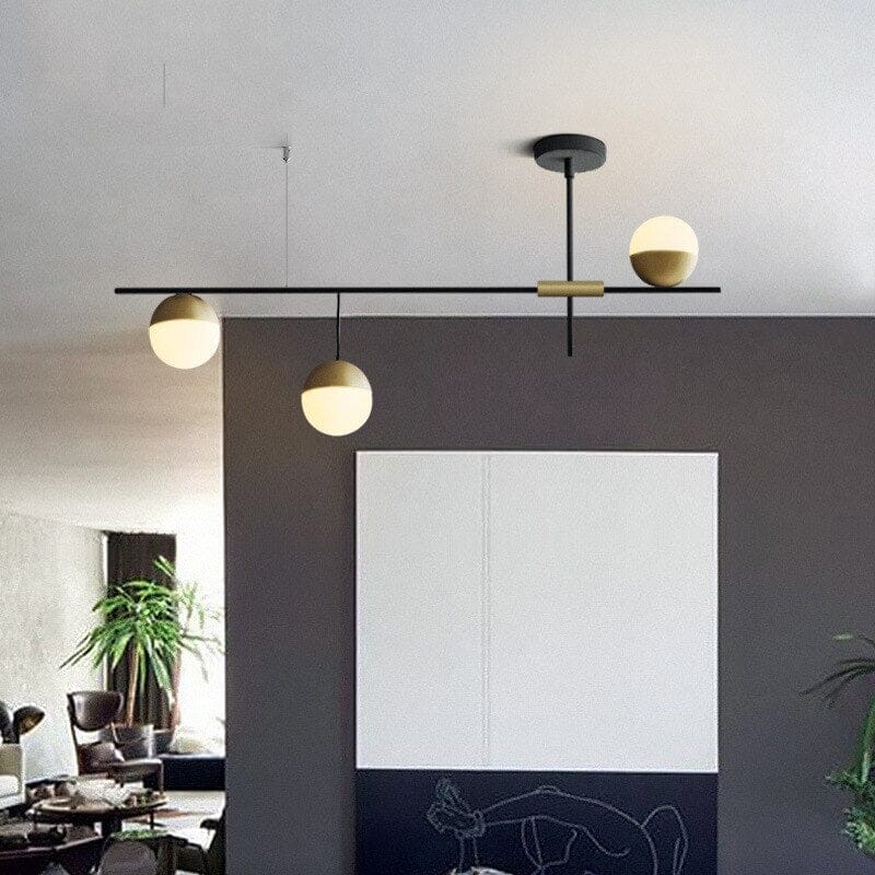 NovaBean Orb Chandelier With Soft Ambient Glow Modern Pendant Light
