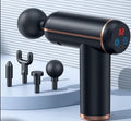 Massaggiatore a percussione PulseFlex Pro — Quattro testine per massaggio, ricaricabile, design compatto