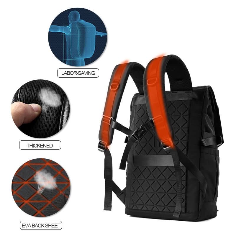 NovaFlex Convertible Travel Backpack 3-In-1 — Segmented Interior Compartments