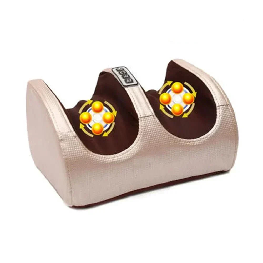 Auralux Shiatsu Foot Massager – Heat, 12 3D Massage Balls, Timer