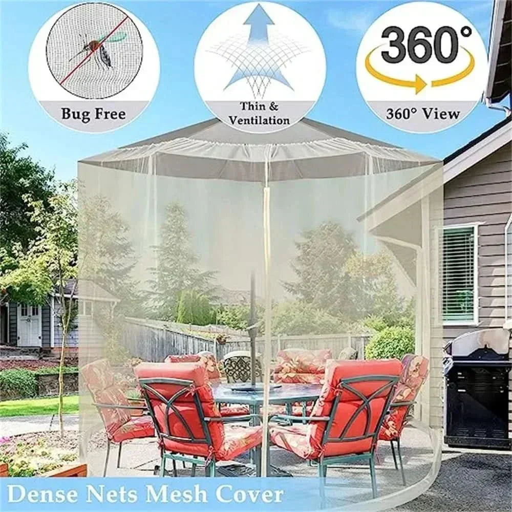 LumaGuard Mosquito Net Up To 4 Meters — Zip Closure, Hidden Track Mount